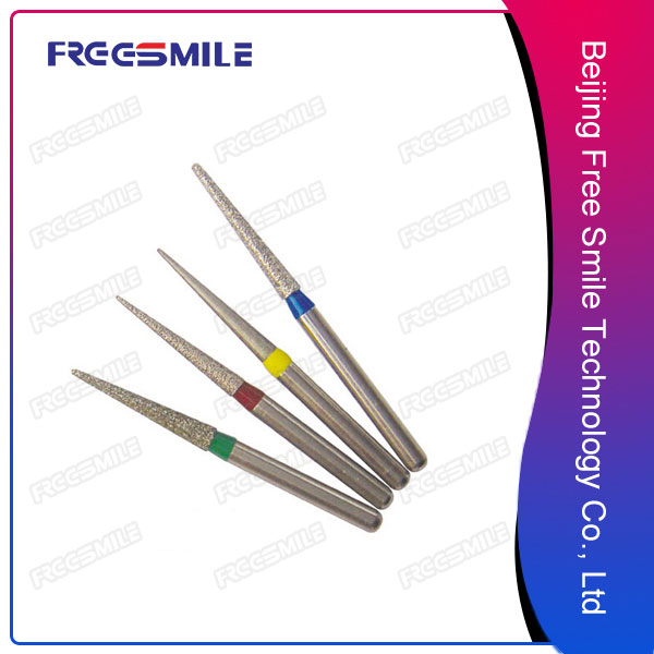 Dental Diamond Burs Flat-end Tapered Medium Fg 1.6mm for H-speed Handpiece 2